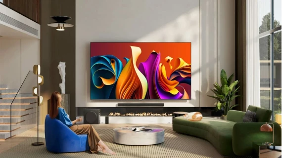 Téléviseur Hisense 85" LED Smart Vidaa 4K QLED Quantum Dot – Image 4