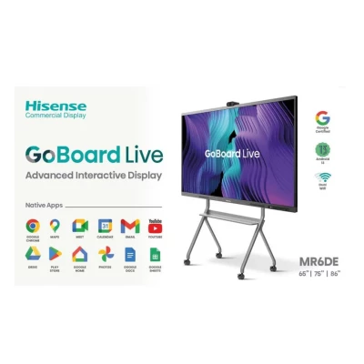 Téléviseur Hisense 65" 4K UHD Tactile Smart Whiteboard – Modèle 65MR6DE – Image 9