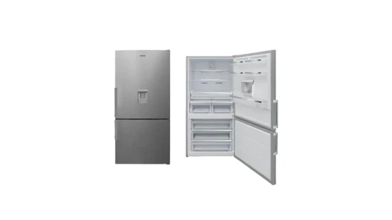 Réfrigérateur ASTECH Combiné 3 Tiroirs 564 Litres avec Fontaine Gris FC570CML – Image 2