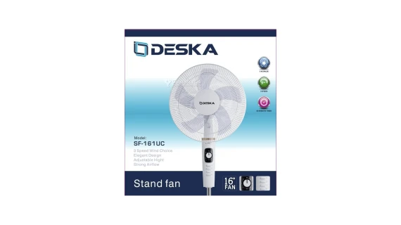 Ventilateur Sur Pied DESKA SF161UC PM 16" - Rafraîchissement Efficace et Silencieux pour Maison et Bureau – Image 3
