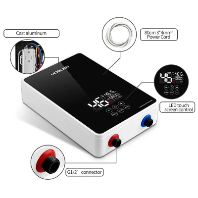 Chauffe-eau Electrique Instantané 3,5kw-6kw, 220V – Image 2