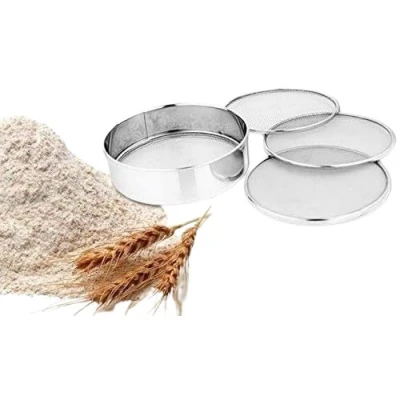 Tamis Interchangeable 4 En 1 En Acier Inoxydable -  Pour Farine 5 Pieces – Image 2