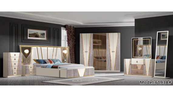 Ensemble Chambre à Coucher Luxe   – Modèle 6193A