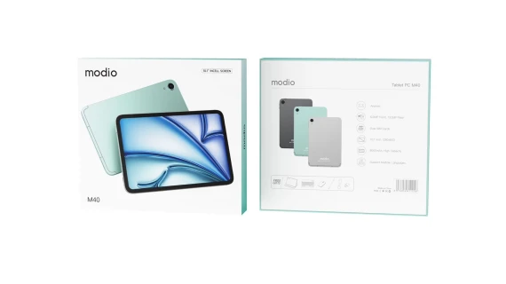 Tablette Pc, Modio M40 10.1 pouce 8GB RAM+512GB ROM Clavier et souris avec pochette dual sim – Image 3
