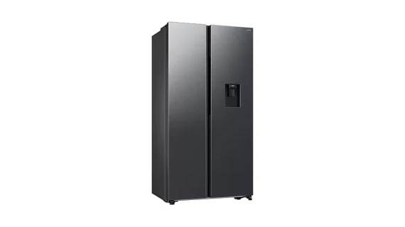 Réfrigérateur Samsung Side by Side 2 Portes Avec Fontaine 578L Noir Mat RS57DG4100B4 – Image 3