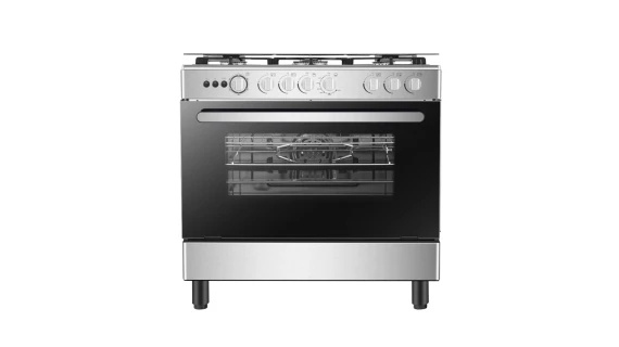 Cuisinière Hisense 5 Feux 90x60 à Gaz Gris HFG90335RX – Performance et Élégance pour Votre Cuisine
