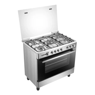 Cuisinière Hisense 5 Feux 90x60 à Gaz Gris HFG90335RX – Performance et Élégance pour Votre Cuisine – Image 4