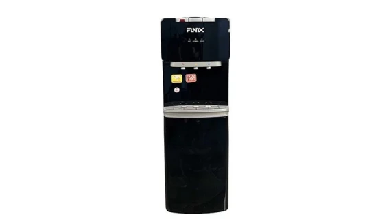 Fontaine à Eau Finix avec Frigo HD-1823D - Noir/Gris