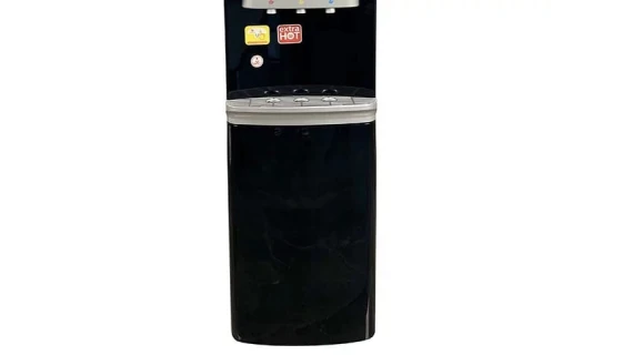 Fontaine à Eau Finix avec Frigo HD-1823D - Noir/Gris – Image 4