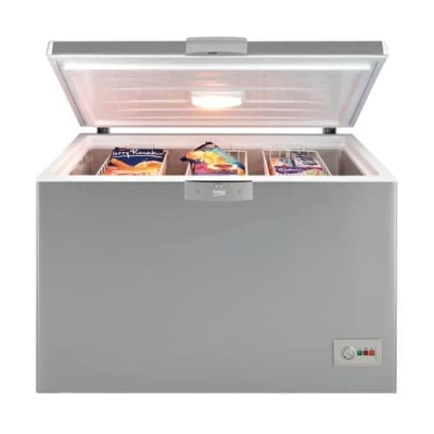 Congélateur Coffre BEKO CF380S – 550 Litres avec Vitre Gris – Image 3