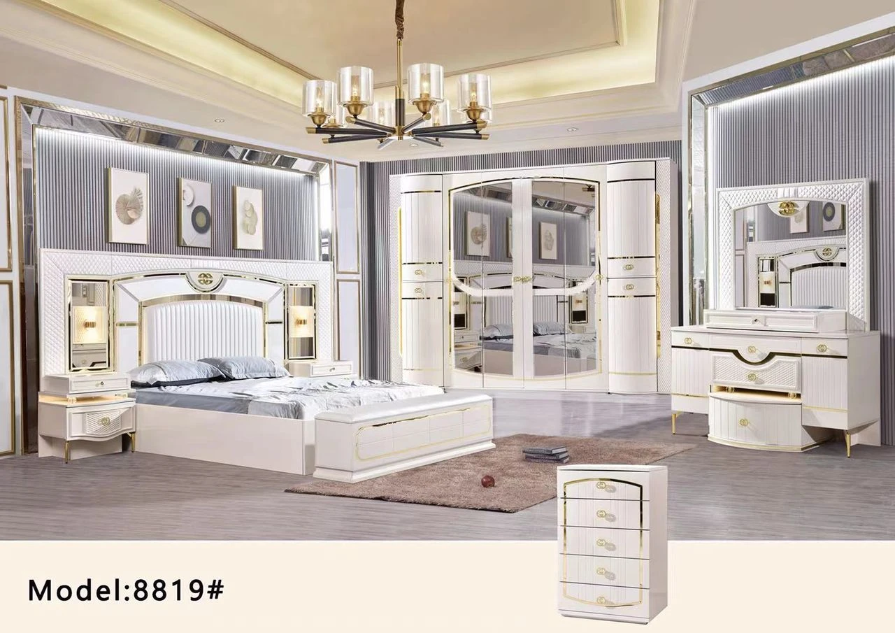 WhatsApp Image 2025-02-22 à 08.11.13_3467bdcb Chambre à Coucher Élégante avec Armoire 6 Portes 8819# – Luxe Confort – Image 1