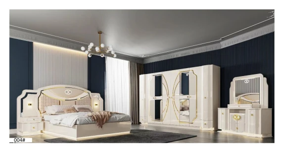 Ensemble Chambre à Coucher Luxe  Élégance – Modèle 004#