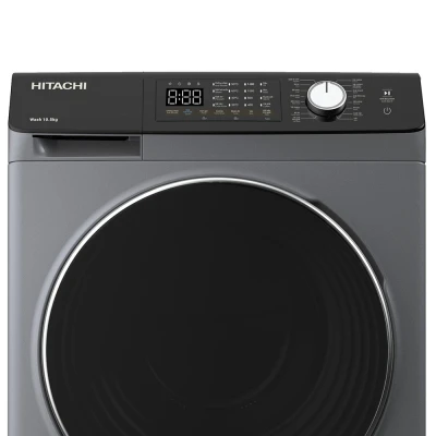 Machine à Laver Hitachi 9KG Inverter Gris Noir BD904HVOS – Image 3