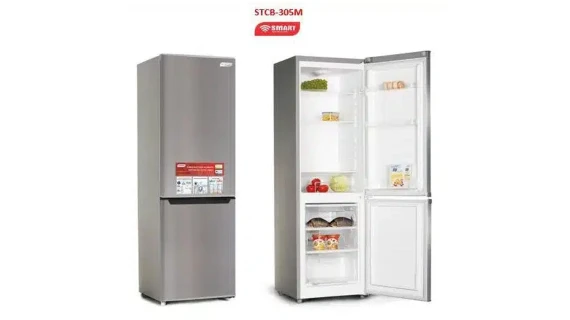 Réfrigérateur Combiné Smart Technology 270 Litres - STCB 305M (Gris)