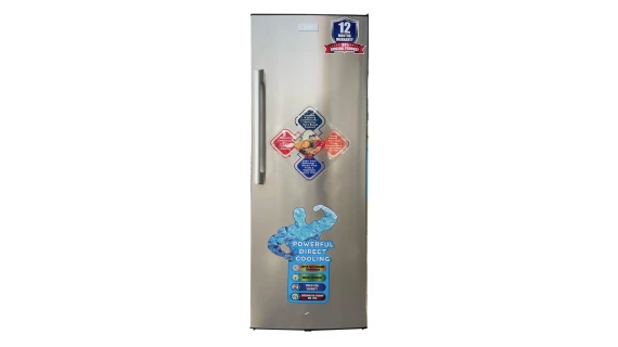 Congélateur Vertical ICONA  9 Tiroirs Plaque ALUMINIUM Gris ILUF320SS