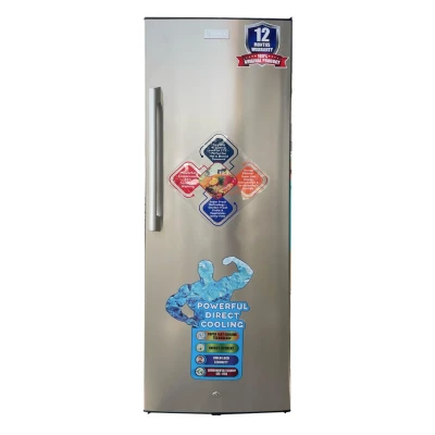 Congélateur Vertical ICONA  9 Tiroirs Plaque ALUMINIUM Gris ILUF320SS – Image 2