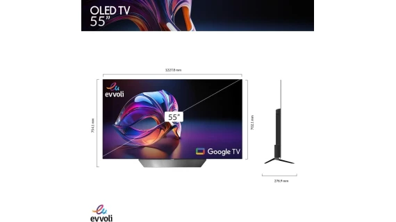 Téléviseur EVVOLI 55" OLED SMART Google TV – Image 2