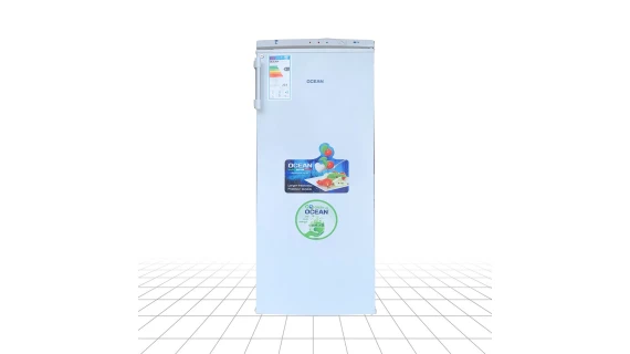 Congélateur Ocean Vertical 250L – 7 Tiroirs Plaque Aluminium Blanc CV250KEYA+