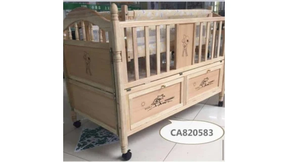 Berceau en Bois Multifonction 3 en 1