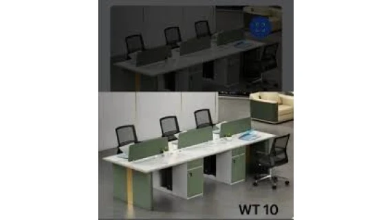 WT10 - Station de Travail 6 Places 🖥️👨‍💻