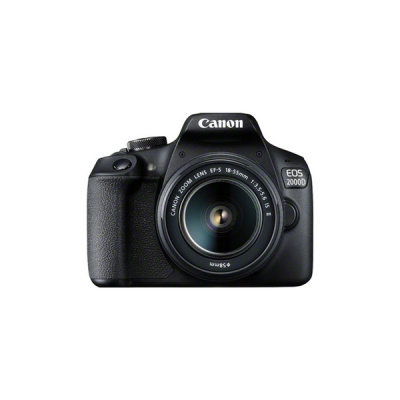Appareil Photo Numérique Canon 2000D  + Objectif EF-S 18-55 mm f/3.5-5.6 IS STM