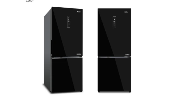 Réfrigérateur Haier Combiné 3 Tiroirs Noir HRF-IVB298VN