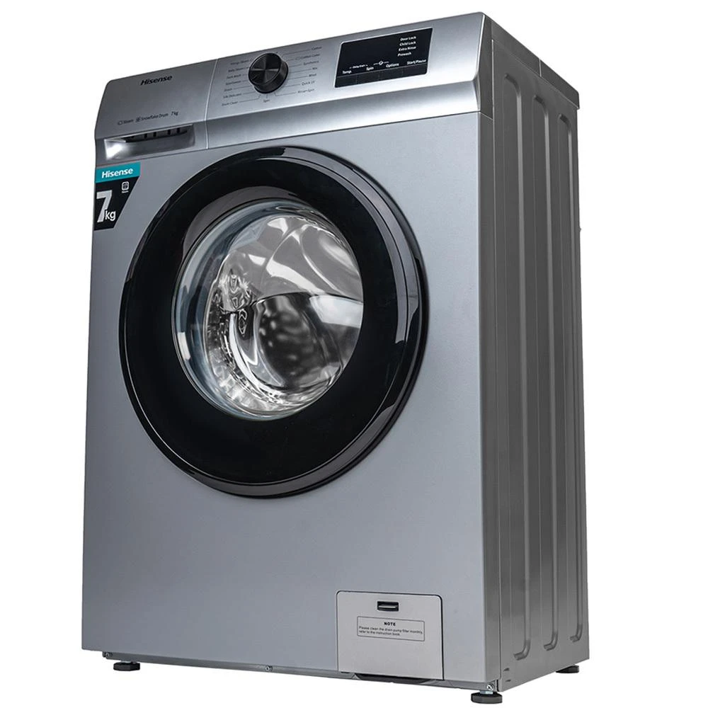 WhatsApp Image 2025-04-13 à 16.04.31_7d62e057 Machine à Laver HISENSE 7KG Front Load Gris – WFVB7012MT – Image 1