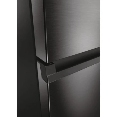Réfrigérateur Haier Combiné 3 Tiroirs – 350 Litres – HRF390BS – Noir Gris – Image 4