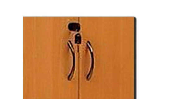 Armoire AB-310 – 2 Portes – Finition Cherry – 800 x 400 x 1900 mm – Image 4