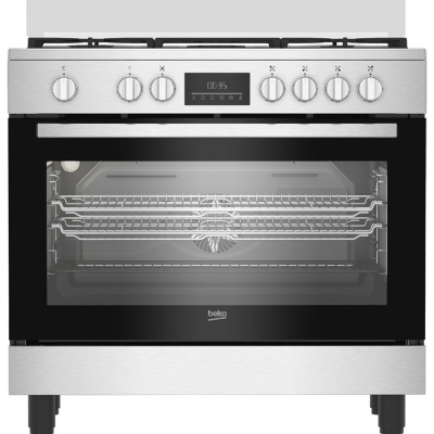 Cuisinière Unionaire 5 feux 90x60 Full Option Inox