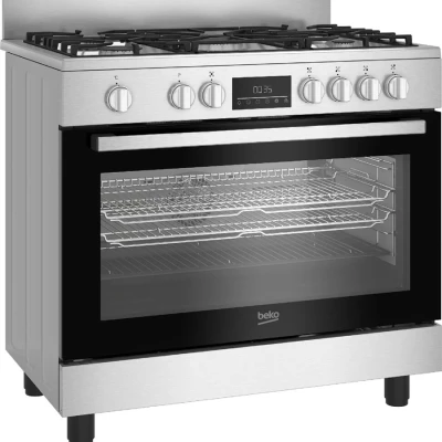 Cuisinière Beko Mixte 5 Feux – 90 cm – Gaz et Électrique – Image 3