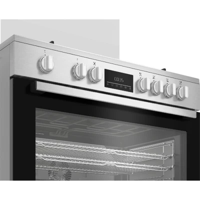Cuisinière Beko Mixte 5 Feux – 90 cm – Gaz et Électrique – Image 4