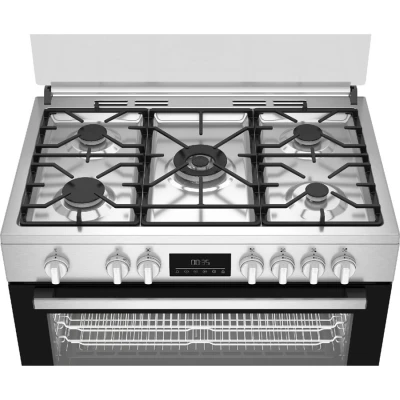Cuisinière Beko Mixte 5 Feux – 90 cm – Gaz et Électrique – Image 5