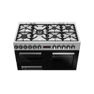 Cuisinière Enduro PCK100X60X – 7 Feux Gaz, 3 Fours Électriques, Chauffe-Plat – 100 x 90 cm – Image 3