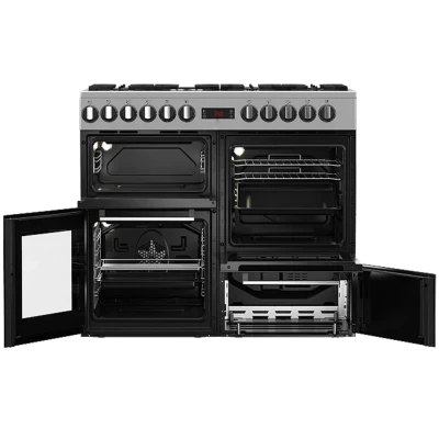 Cuisinière Enduro PCK100X60X – 7 Feux Gaz, 3 Fours Électriques, Chauffe-Plat – 100 x 90 cm – Image 4