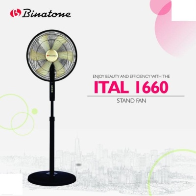 Ventilateur sur pied Binatone ITAL1660 16"pouces