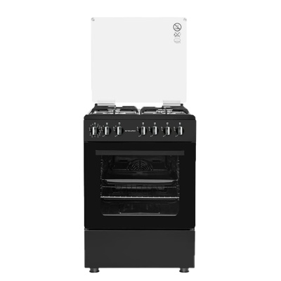 Cuisinière ENDURO AFS6040GGBIT – 4 Feux Gaz 60x60 avec Four et Grill