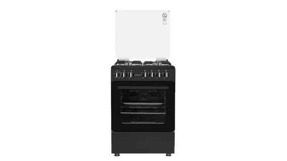 Cuisinière ENDURO AFS6040GGBIT – 4 Feux Gaz 60x60 avec Four et Grill