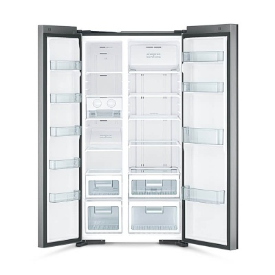 Réfrigérateur HITACHI RS800PB0 – Side by Side 2 Portes, 595L Net, Inverter, Noir Élégant – Image 3