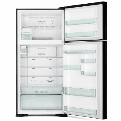 Réfrigérateur Hitachi R-W6907PB – 550L No Frost, Inverter, 2 Portes, Noir – Image 3