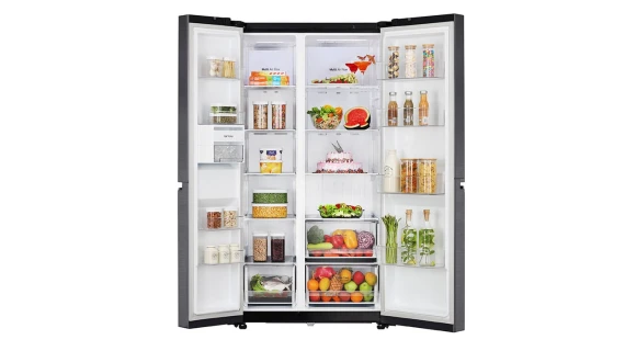 Réfrigérateur LG Side by Side 2 Portes 674L – Gris – GC-B257KQJW – Image 9