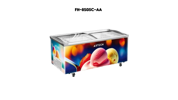 Congélateur Horizontal Astech 761 Litres – Vitrine NoFrost – Modèle FH850SCAA