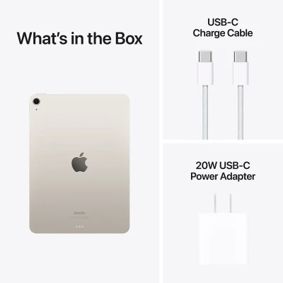 Apple  |  iPad Air 6 (6ᵉ génération)   Wi‑Fi + 5G   – 256Go, 5Go RAM  –  Ecran  10.9 pouces – Image 2