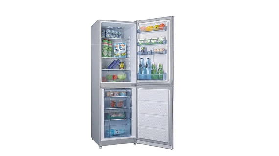 Réfrigérateur ROCH Combiné 3 Tiroirs 140L – Gris – Économique et Compact – RFR160BB – Image 2
