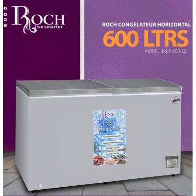 Congélateur Horizontal ROCH RCF600G – 600 Litres – 2 Portes – Gris