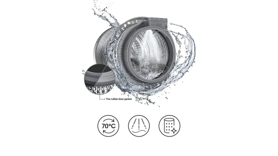 Machine à Laver & Séchante Samsung 17KG/10KG – WD17T6300GP/SP – Noir – Image 10