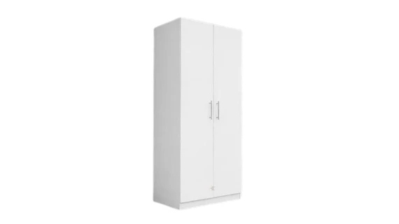 Armoire 2 battants – 85x45x75 cm – Blanc – Réf. ARB002