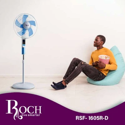 Ventilateur sur pied ROCH RSF-1605R-D avec télécommande – Image 3