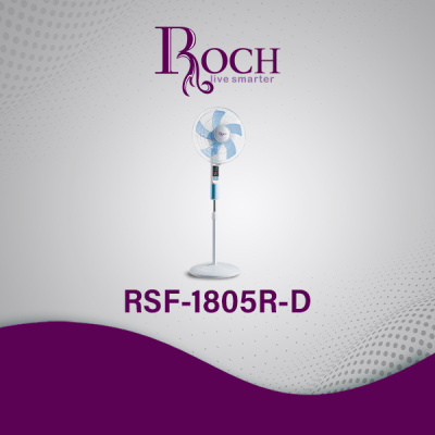 Ventilateur sur pied ROCH 18″ avec télécommande – RSF-1805R-D