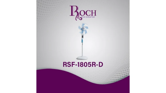 Ventilateur sur pied ROCH 18″ avec télécommande – RSF-1805R-D